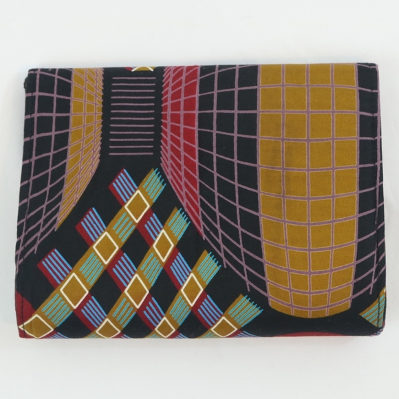 African Ankara Printed Fabric Clutch Bag - Picture 2 of 7